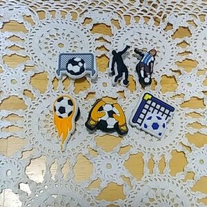 Sports Jibbitz, Soccer Shoe Charm for CROCS or similar shoe